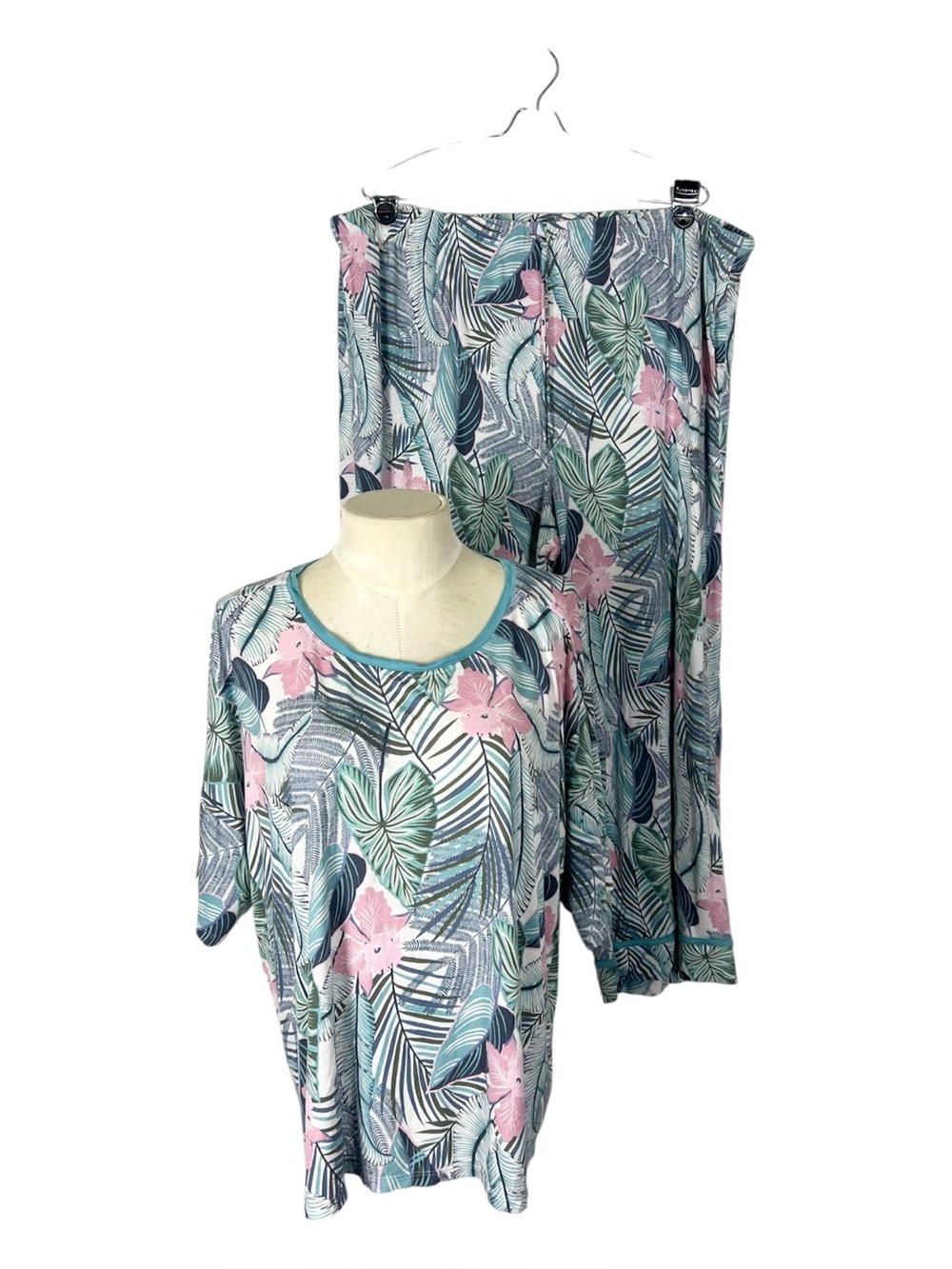 Tommy Bahama womens pajama set size 2X tropical sleepwear